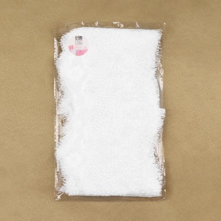 Lace cilia, 110 mm × 9 ± 0.5 m, in Bobin 3 pcs 3 m, ivory color-5