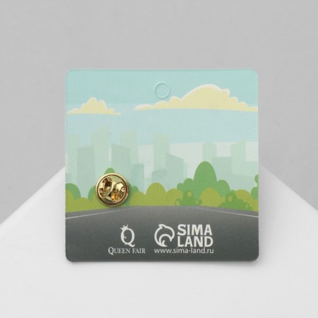 Icon "duck" cool, color in gold-3