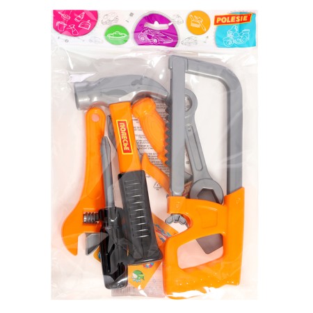 Set of tools No. 14, 7 elements, in a package, color mix-11