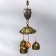 Wind Music Metal "Council" from the evil eye 4 bells 28x5.8x5.8 cm