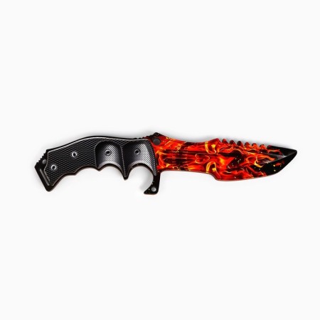 A set of weapons "fiery" shuriken, hunting knife, tech knife, navah knife-11