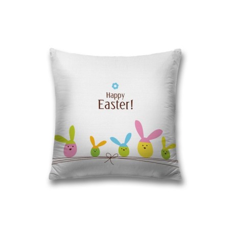Decorative pillowcase "Easter hares", on a zipper, size 45x45 cm