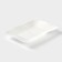 Porcelain dish, 18 × 11.5 cm, white color