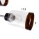 Vanessa chandelier 8x40W E27 chocolate-chrom 88x88x28 cm Bayerlux
