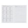 Diary of Leduced A5, 80 sheets of Diary "Flowers", solid cover, lamination of Soft-Touch Velvet, stamping with colored foil