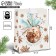 New Year's Gift Laminated Package "Happy New Year", S 12 x 15 x 5.5 cm, New Year