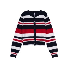 Cardigan knitted for girls, height 140 cm