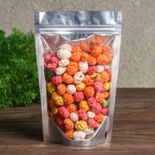 ZIP-Lock PP package, metallized, with a continuous window, 13 x 20 cm