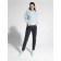 Women's sweater from the Italian yarn CONTE Elegant, size M, Ice Blue color