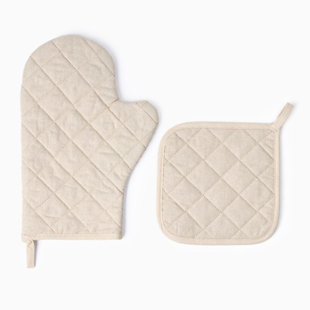 Set of kitchen. Dolyana "Warm moments": Take 17x17 cm, mittens-capture 20x28 cm, 35%HL, 1033020-1