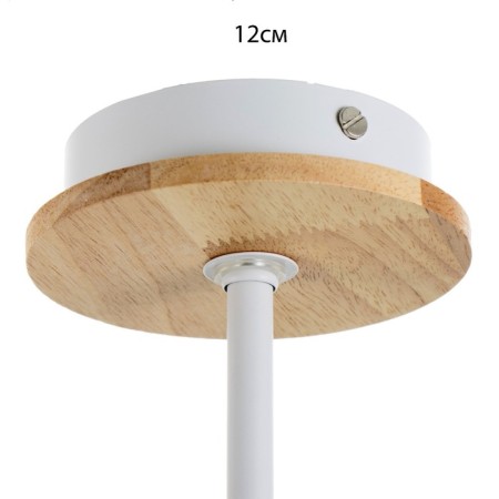 Svetogor chandelier "Project" 3x60W E27 white/beige-6