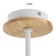 Svetogor chandelier "Project" 3x60W E27 white/beige