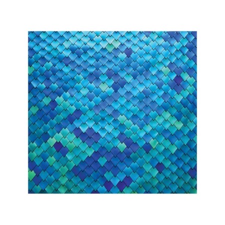 Organizer in a bath on suction cups “small scales”, for storing toys and trifles, size 33x39 cm-1