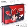 A4 notebook folder, with a zipper, with a metallic effect, Minnie Mouse