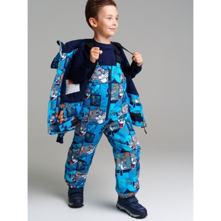 Winter kit for the boy PlayTode: jacket and semi -combineson, height 122 cm-4