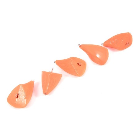 Cargo of a bullet-exentric stained collapsible Yaman 5 pcs., 60 g, orange-3