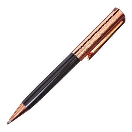 Handle Gift ball in the leatherette case rotary vintage Black/copper body-1