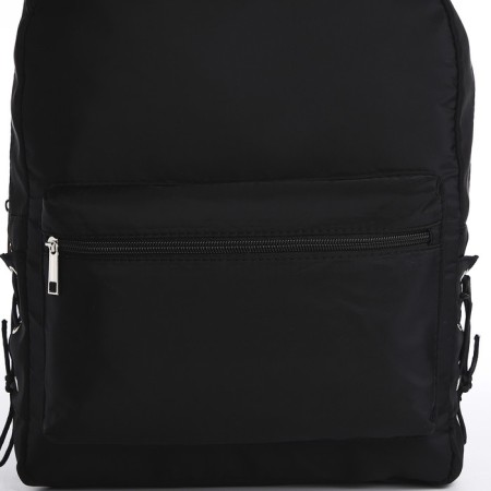 School textile school with side ribbons, 38x29x11cm, black color, lightning department-2