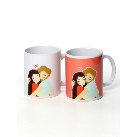 Gift set "Husband and wife", tea 2 pcs x 50g., Mug 2 pcs.-4