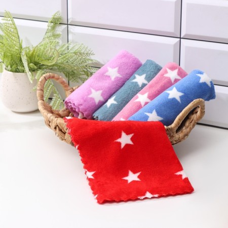 Microfiber Microfiber Tensor Dula "Stars", 30 × 30 cm, color mix