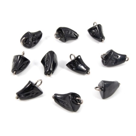 Cargo of a bullet-exentric painted collapsible Yaman 10 pcs., 5 g, black