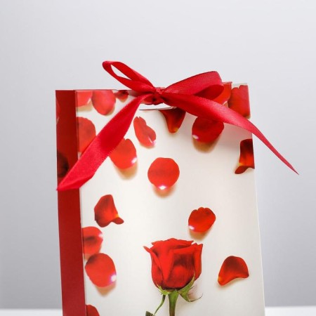 Gift package with a tape, packaging, “with all my heart”, 13 x 23 x 7 cm-3