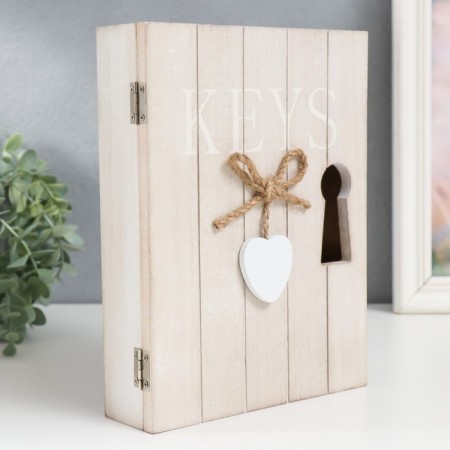Klyuchnitsa tree 6 hooks "Keyhole. Heart" 18.2x5.2x24 cm-1