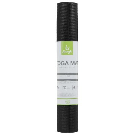 Sangh yoga rug, 173x61x0.3 cm, black color-11