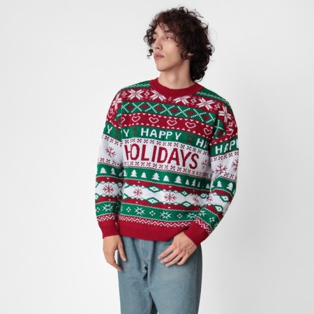 Новый год. Джемпер вязаный KAFTAN Holidays размер 54-4