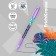 Set of ballpoint pens 4 pieces Erichkrause U-109 Stick & Grip Tropical Node 1.0mm, blue color