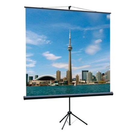 The screen on the tripod Lumien 150x150 cm, Eco View LEV-100101, 1: 1, floor, roll