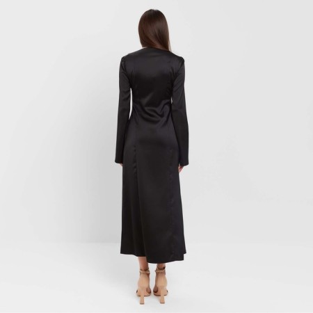 Women's silk dress Mist: Classic Collection p. 42, black color-2