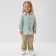Children's shirt minku: jeans collection, mint color, height 152 cm