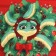 Set in the bag Ethel "New Year's Wreath": a towel 40x70 cm, baking molds - 3 pcs. 1064492
