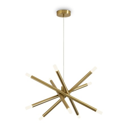 Suspended lamp Freya Fr6130PL-L30B WANDS, 650X650X250 mm, LED, 25W, 1400LM, 3000K, brass color-9