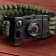 Bracelet paracord is dark green for survival, with a compass 24*2 cm, 3 m