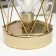 Night "Romb" LED from batteries 3haa gold 10.5x10.5x15.5 cm Risalux