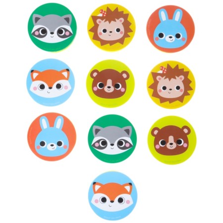 Memo-game: EVA stickers for the bathtub "Forest animals", crush me-4