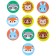 Memo-game: EVA stickers for the bathtub "Forest animals", crush me