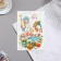 Mail card "Happy New Year!" Glitter, Santa Claus, 11x15.5 cm