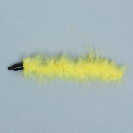 Toinel toy for cats "tail", with a bell, 23 cm, yellow-2