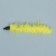 Toinel toy for cats "tail", with a bell, 23 cm, yellow
