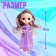 Gift set "in trend", doll, coloring, cosmetics