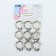 Metal carbine “Circle”, D = 16 mm, 25 × 20 mm, 10 pcs, silver color