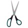 Scissors Dolce Costo, 23.5 cm, handles with anti -slip rubber inserts, black