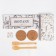 Botany gift set: towel, stands, kitchen spoon, kitchen scapula