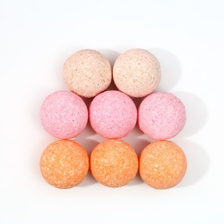Gift set of cosmetics “Shine with happiness!”, Bath bombs 8 x 20 g, pure happiness-1