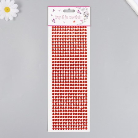 Semi -busines self -adhesive d 6 mm, red-2