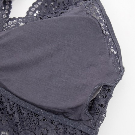 Female set (top, panties) Gray color, size 42-44-3