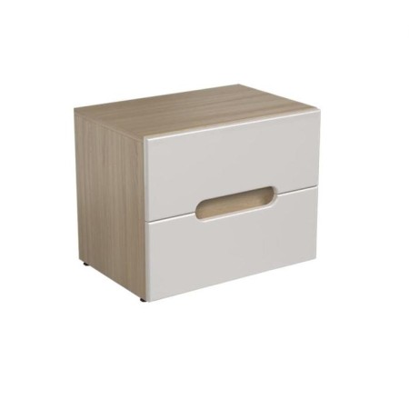 Palermo palette cabinet 450*430*370, sonoma oak/White gloss MDF
